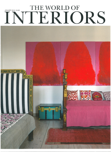THE WORLD OF INTERIORS  JANUARY 2015